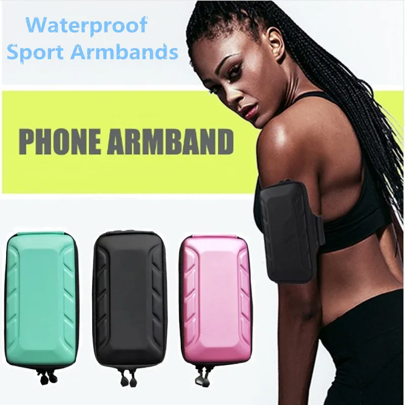 Goedkoop Mode 6 inch Running Sport Armband Voor iPhone 8 X Sport Armband Outdoor Universele Verstelbare Jogging Waterdichte Sport Armbanden