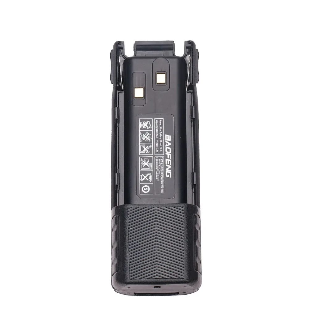 2 шт. BAOFENG UV-82 BL-8 7,4 V 3800 mAh Li-Ion Батарея с DC разъем для Baofeng Walkie Talkie BF-UV82 UV-82HP УФ 82 плюс радио