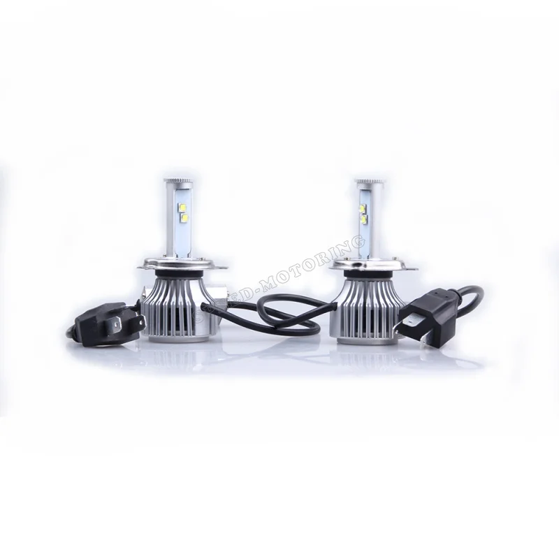

Newest X7 LED Car Headlights 60W3600LM Super Bright Headbulb H4-6000K-A  White Bulb
