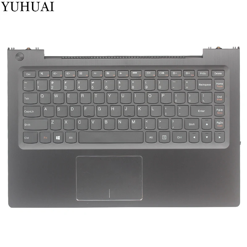 

NEW US laptop keyboard For Lenovo U330p U330 US keyboard with case Palmrest Touchpad 3KLZ5TALV30 NO Backlight
