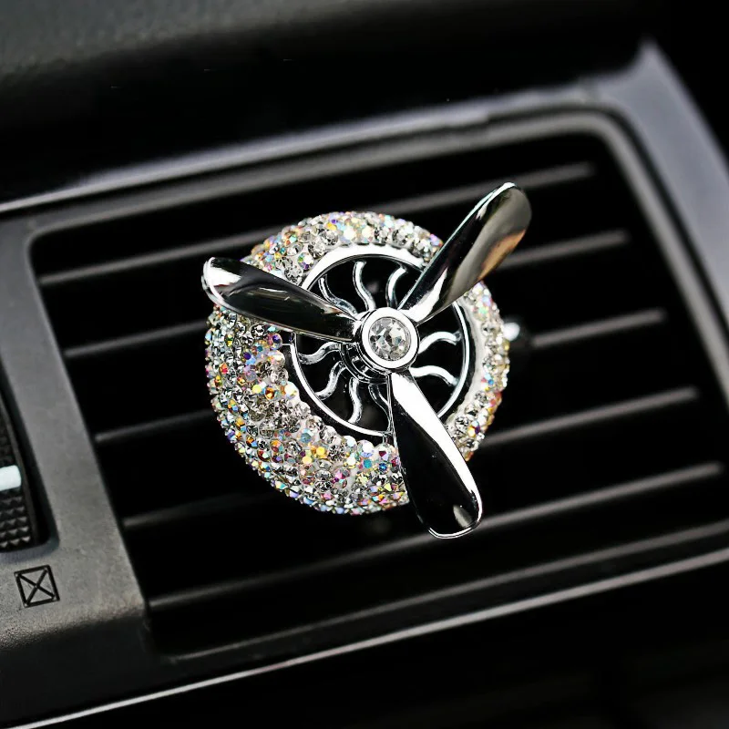Diamond-Car-Air-Freshener-Solid-Fragrance-Smell-Outlet-Vent -Clip-Crystal-Air-Force-2-Propeller-Car-Perfumes-16
