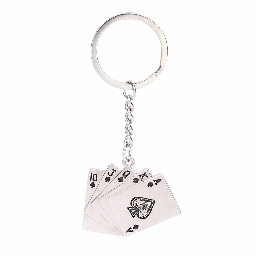 Fashion Metal Alloy Keychain Pendant  Keyring Key Holder Chain Ring Keyfob Gift 