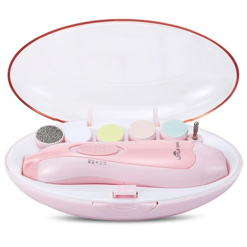 

LETING 6 in 1 Baby Nail File for Toes and Fingernails Electric Manicure Set