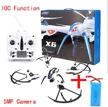 Free Shipping! JJRC H16 Tarantula X6 drone 4CH RC Quadcopter Wide-Angle 5MP Cam IOC +1 Battery