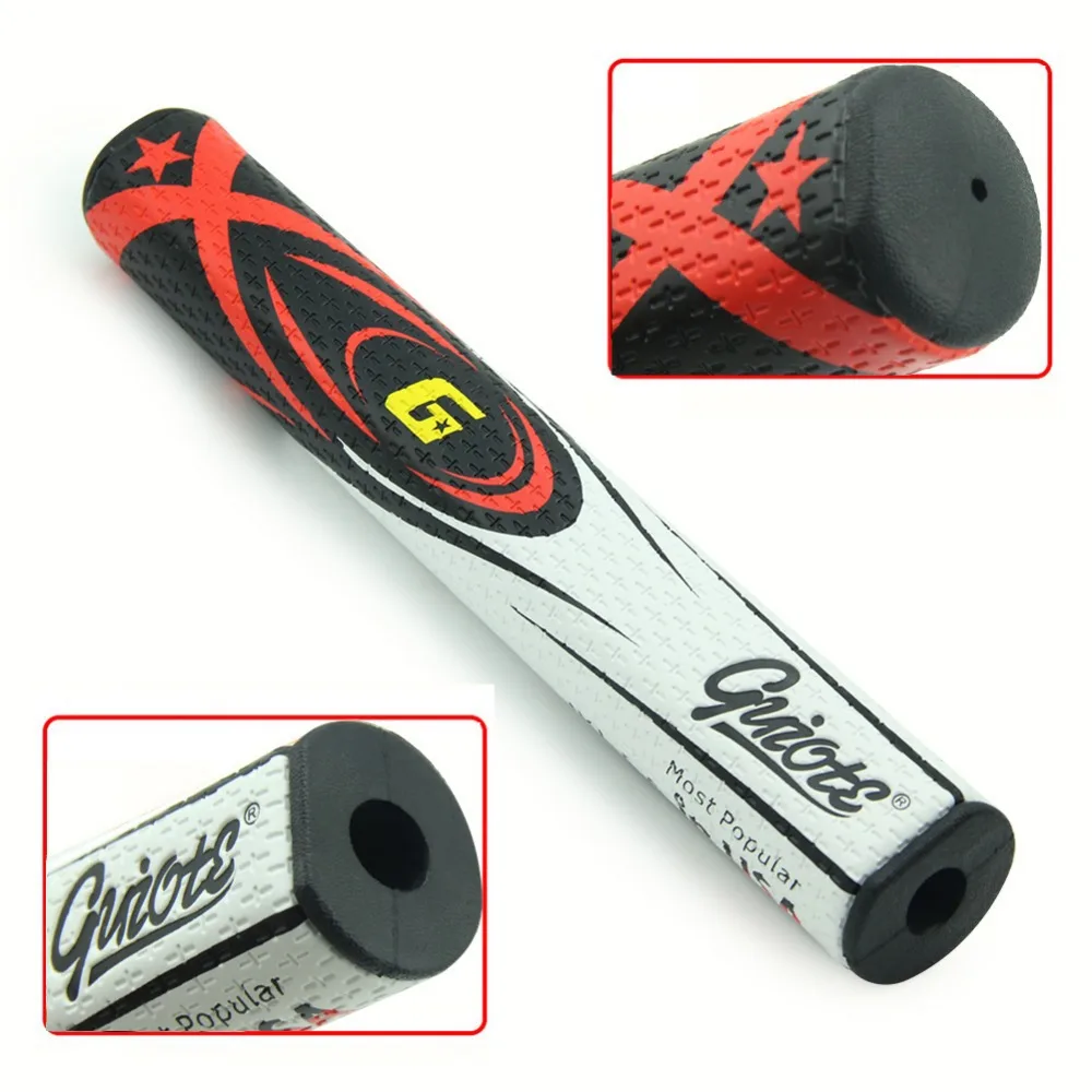 Guiote Novelty Model Black Strips Slim Golf 5.0 Putter Grips Round Size