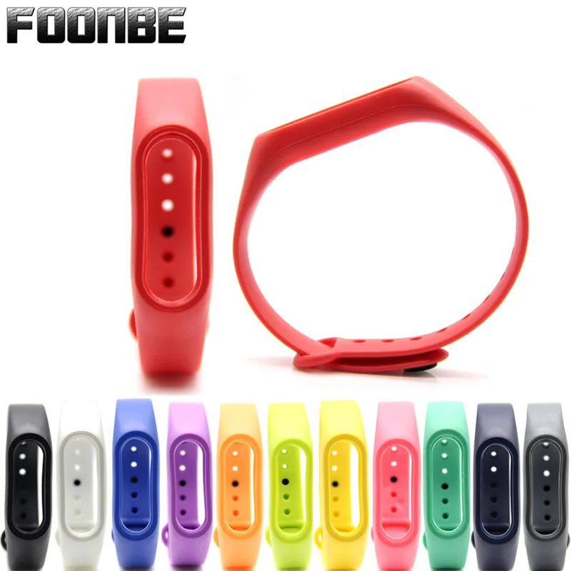 Foonbe Silicone Strap for Xiaomi for mi band 2 Strap Wristbands Accessories for Miband 2 Bracelet For Mi Band 2 Colorful Strap - ANKUX Tech Co., Ltd