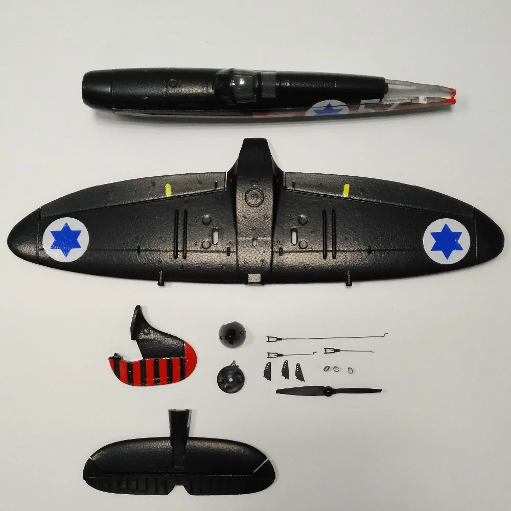 665mm Spitfire Small RC Warbird Model-8