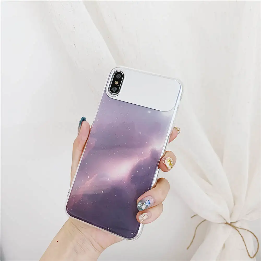

New Mirror For Iphone 66S 6P78 8P X Xs Xr Xsmax Cloud Makeup Mirror Phone Case