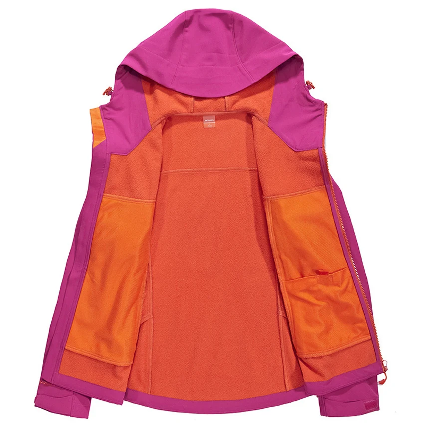 الشتاء المرأة سوفتشيل الصوف سترة واقية في الهواء الطلق الرياضية التنزه الإرتحال التخييم التزلج الستر الشتاء المرأة سوفتشيل الصوف سترة واقية في الهواء الطلق الرياضية التنزه الإرتحال التخييم التزلج الستر