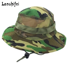 Мультикам Непальские шапки Boonie Тактические страйкбол Снайпер камуфляж дерево ведро кепки аксессуары военная армия Американский военный для мужчин