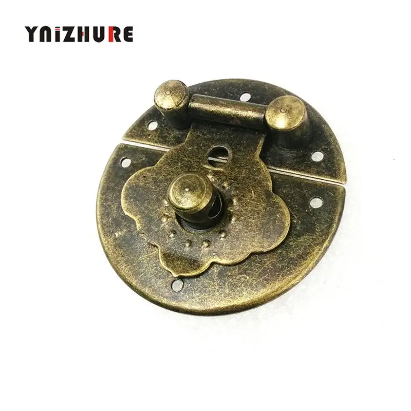 41mm Dia Box Suitcase Round Latch Buckles Wooden Metal Lock Bronze Tone Home DIY | Обустройство дома
