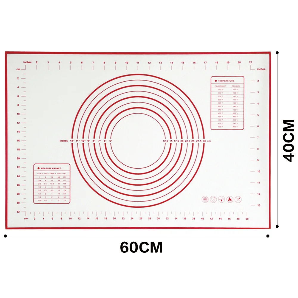 40*60 см раскатка теста антипригарный коврик для духовки силиконовый коврик Кондитерские инструменты для выпечки вкладыш коврик для замеса теста коврик для выпечки Пельменный лист