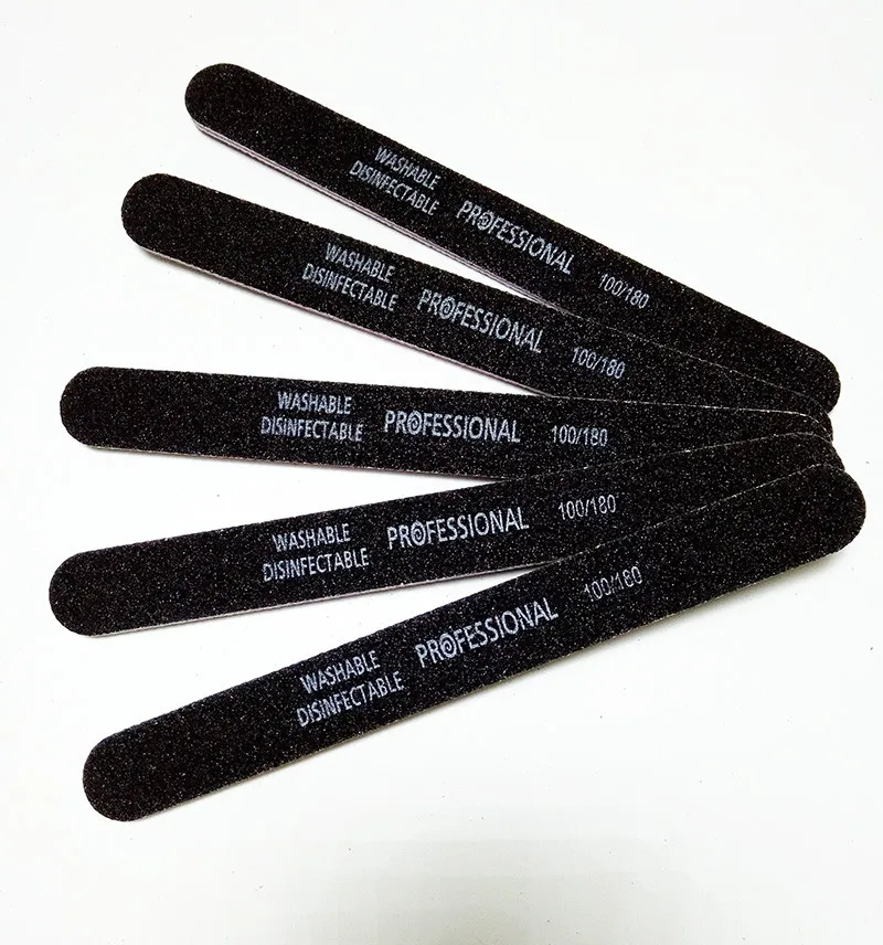 12pcs Fashion Emery Professional Nail File 100/180 Manicure Art Nail