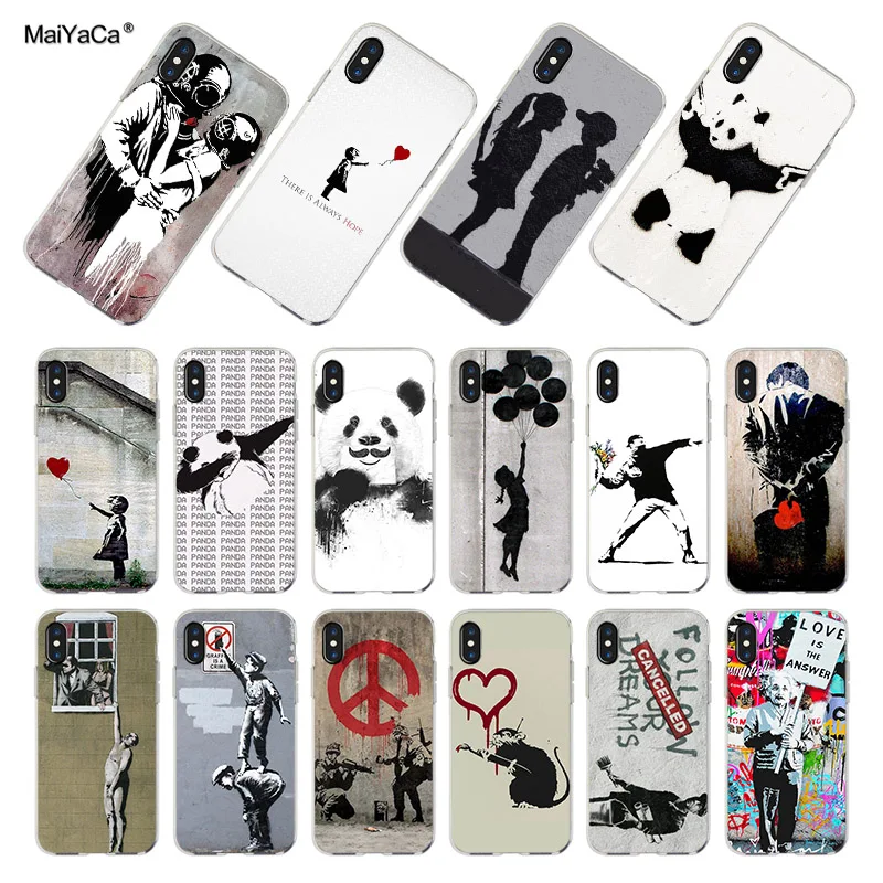 coque iphone 6 bansky