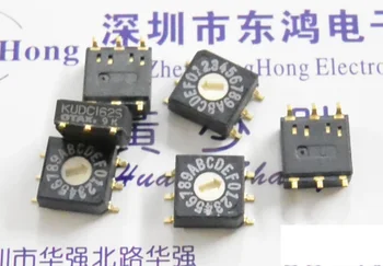 

5PCS/LOT OTAX SMD BCB rotary dial switch 16 0-F rotary encoding switch KUDC162S switch