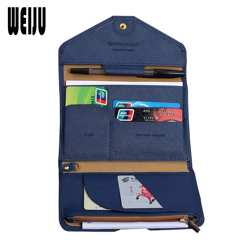 Buy WEIJU Women Travel Passport Cover PU Leather