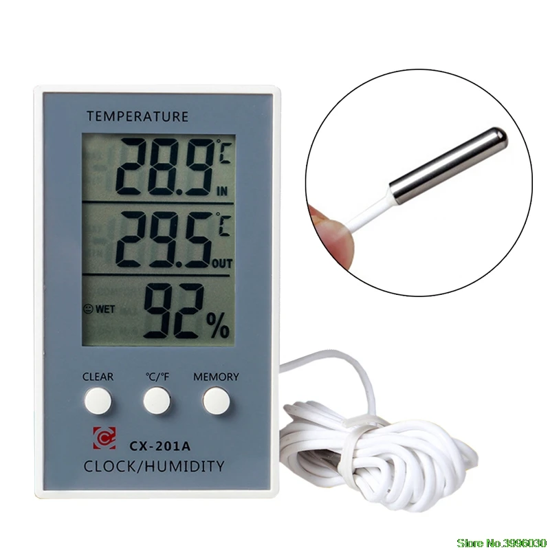 

LCD Digital Thermometer Hygrometer Temperature Humidity Measurer Tester