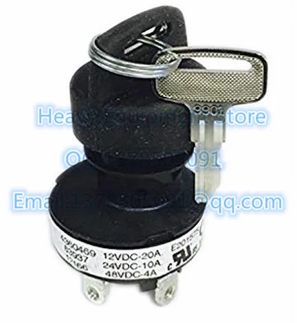 

For JLG Ignition Switch 4360469 4360470 12VDC-20A 24VDC-10A 48VDC-4A E201575 600AJ 600A 3394RT 4394RT 1230ES 450A 450AJ