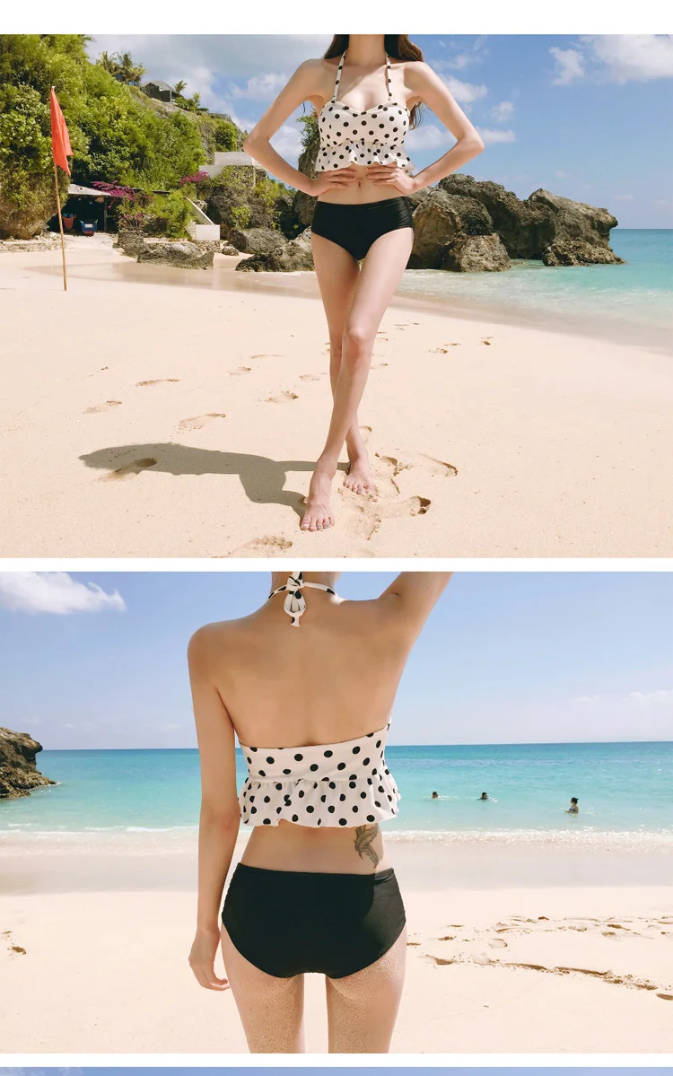 Дешевое женское бикини пляжная одежда для девочек бикини женские комплект Топ Купальный костюм для женщин Корея новые женские сексуальные Треугольные бикини Praia