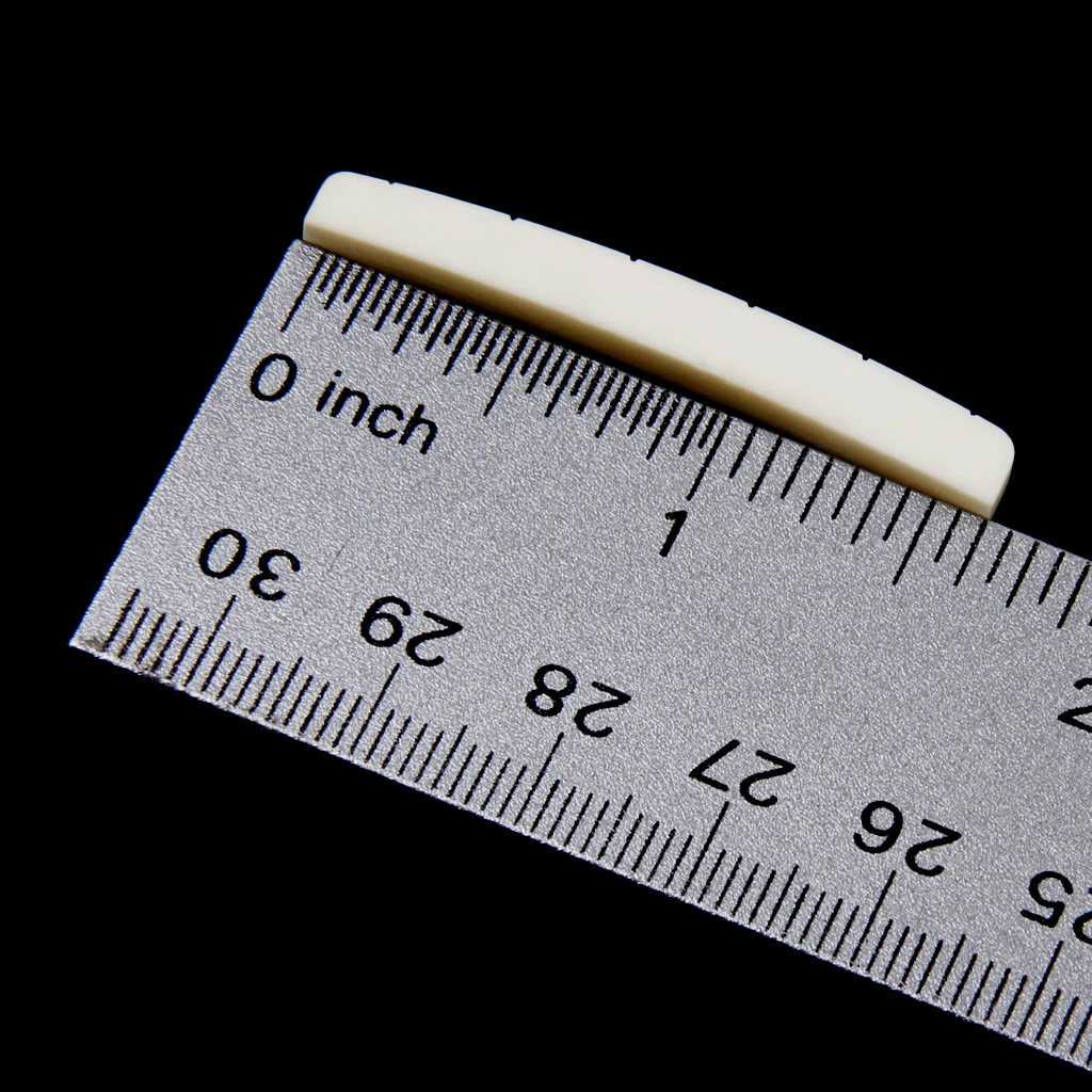 New Arrival 3x Ivory Curved Slotted BONE NUT for Fender Stratocaster Tele Guitar Accs for Electric Guitar