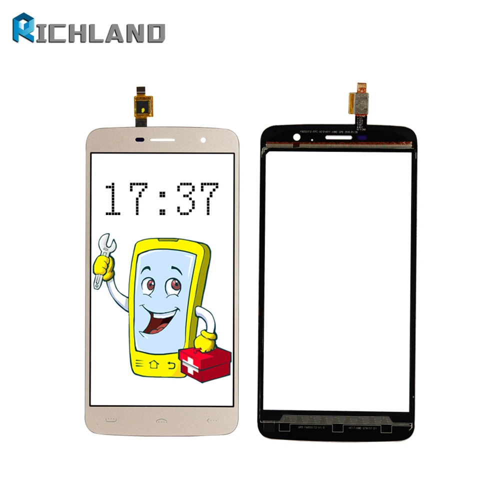 

LCD For Homtom HT17 pro Touch Screen Digitizer Panel Lens Sensor Front Glass TP +Repair tools