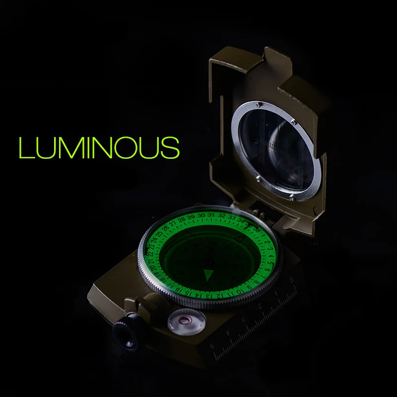 New Professional Military Army Metal Sighting Waterproof Compass Outdoor Gadgets Sport Clinometer Camping Hiking Climbing New Professional Military Army Metal Sighting Waterproof Compass Outdoor Gadgets Sport Clinometer Camping Hiking Climbing
