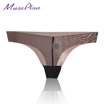 

sexy women underwear T-back thin gauze underwear one-piece seamless temptation transparent briefs seamless G-String panties