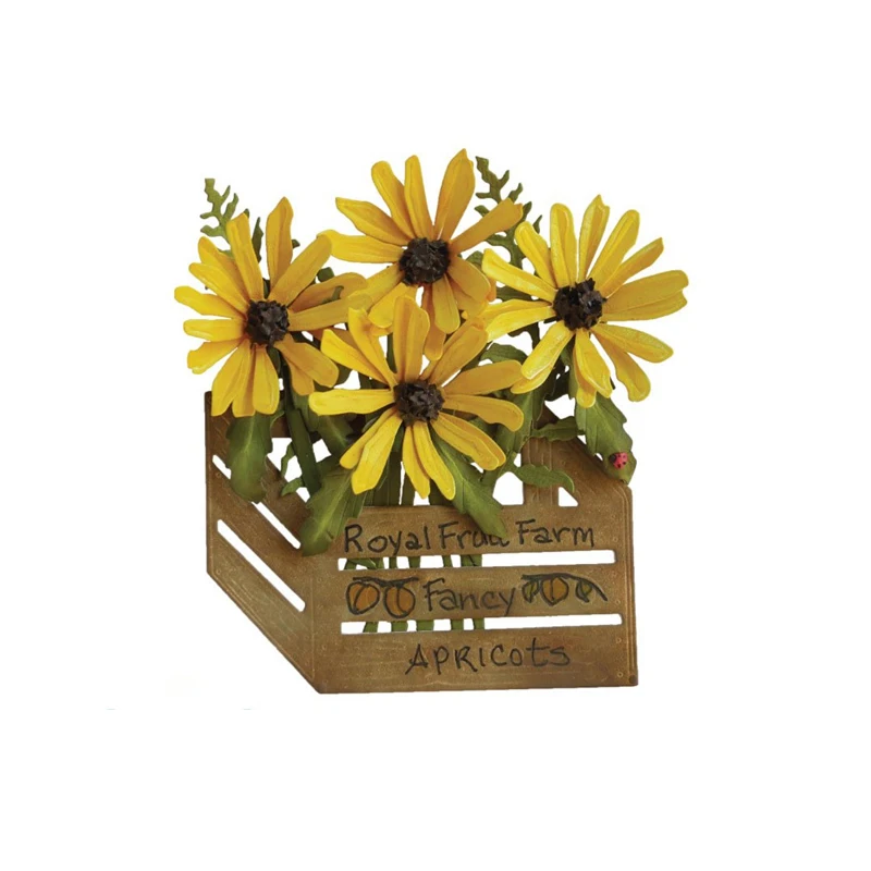 

Wooden Flower Crate Design Metal Cutting Dies Stencil for DIY Scrapbooking Album Embossing Paper Cards Decorative Crafts Die Cut