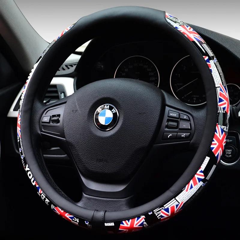 2017 Новый Кожаный Руль Универсальный Автомобильные Аксессуары Ретро Тенденция