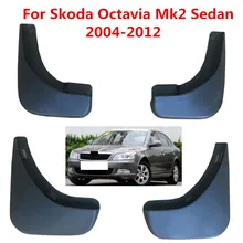 4 шт./компл. Брызговики автомобильные брызговики брызговик крыло брызговиков для Skoda Octavia Mk2(A5) 4-дверный салон/седан 2004-2012