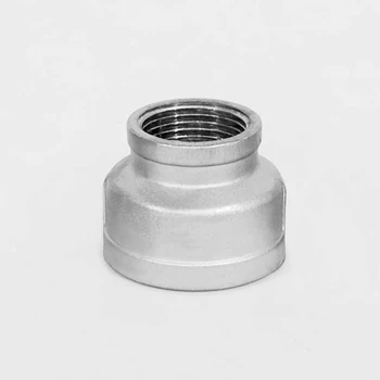 

1-1/4" BSP Female x 1-1/2" BSP Female Thread Socket Reducer Pipe Fittings 201 Stainless Steel Connector For Water Oil Air