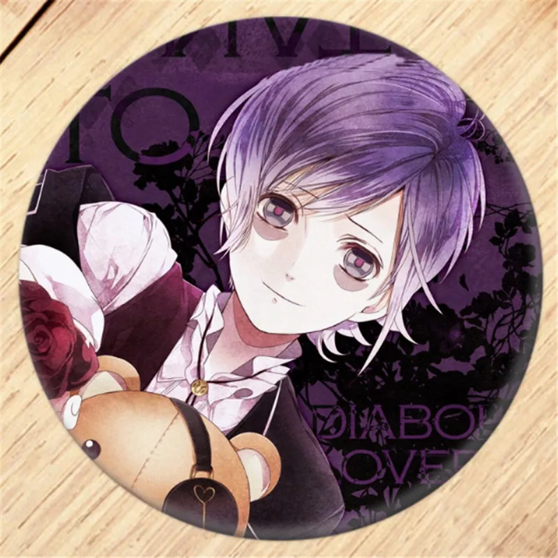 1 шт. аниме DIABOLIK LOVERS значок косплея мультфильм брошь булавка коллекция Значки для рюкзаков украшения 18762 - Окраска металла: 17