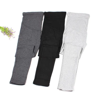 

Pregnant Women High Waist Pants Leggings Stretchy Adjustable Casual Trousers NSV775