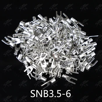 

1000PCS SNB3.5-6 Furcate naked terminal Non-insulated fork terminal connector