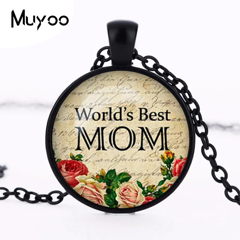 

2017 new hot Fashion Mothers day necklace Best Mother pendant World's Best MOM necklace Mother day jewelry Gift Accessories HZ1