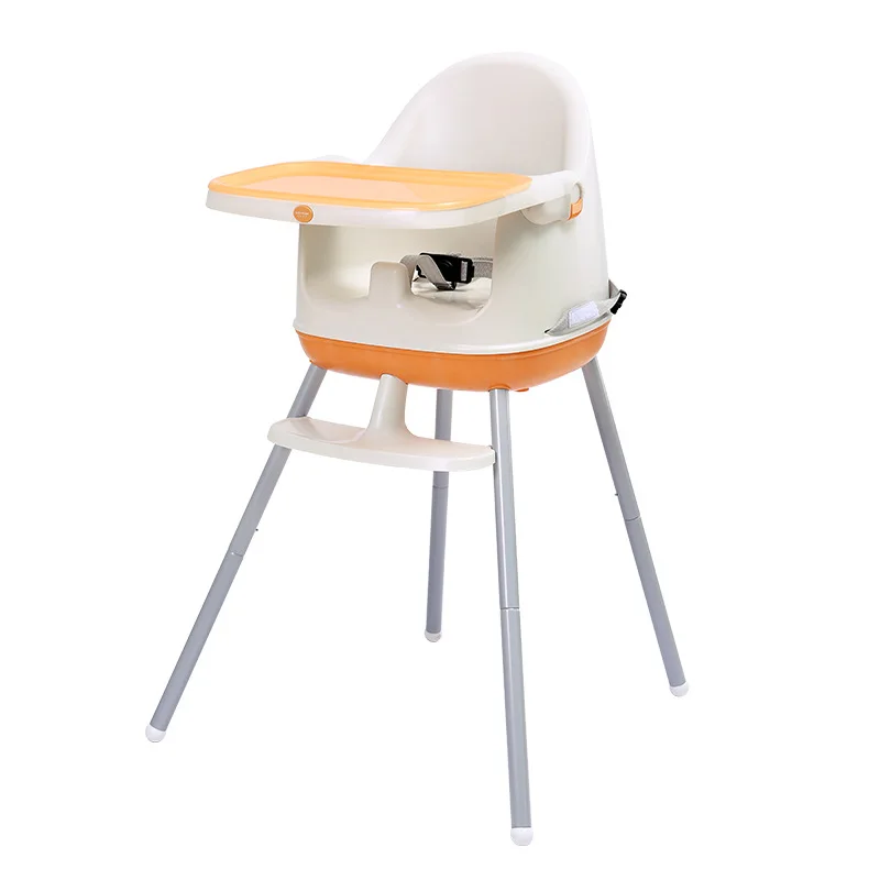 Детский стульчик для кормления, переносное детское сиденье, стол для кормления, многофункциональные регулируемые стулья для кормления детей - Цвет: yellow