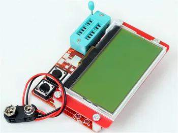 

1pcs New 12864 128X64 LCD Transistor Tester Diode Triode Capacitance ESR Meter MOS/PNP/NPN PNP Mosfet