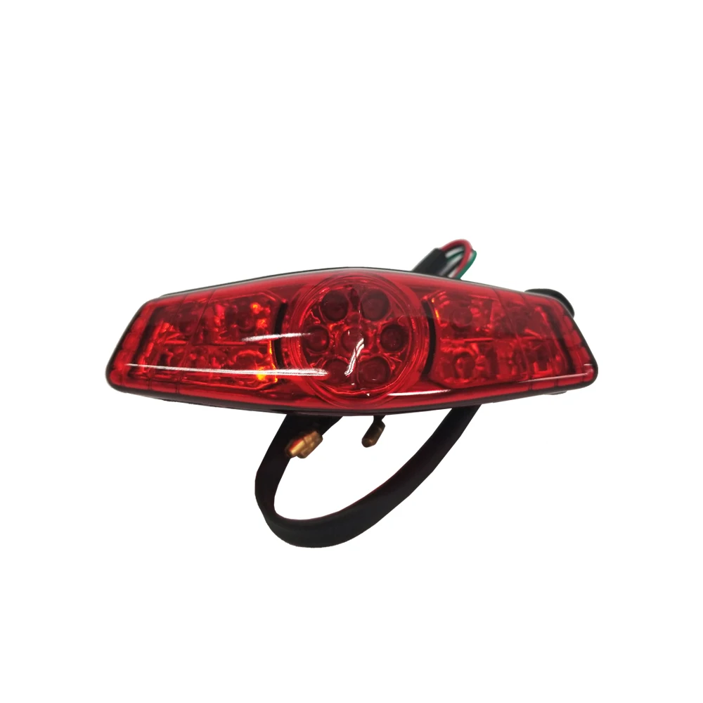 

RUOCH Motorcycle turn signal Tail Lights LED License Plate Light Running Turn Lamp for Honda Yamaha Kawasaki Harley Cafe Racer