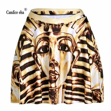Candice Elsa женские юбки с цифровой печатью,, египетская юбка Фараона Skt1169