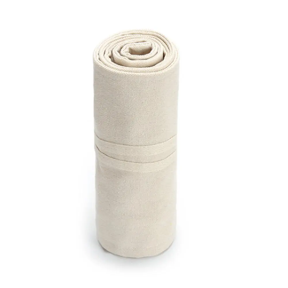 

Canvas Pencil Wrap, Travel Drawing Coloring Pencil Roll Organizer for Artists,for Adults, Students and Children (36Holes, White)