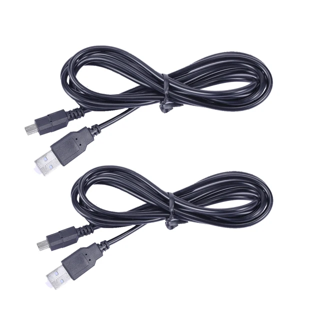 Best Offers For Sony PS3 Charger Adapter 2pcs USB Charge Cable for Sony Playstation 3 PS3  Controller USB Charging Cord Cable