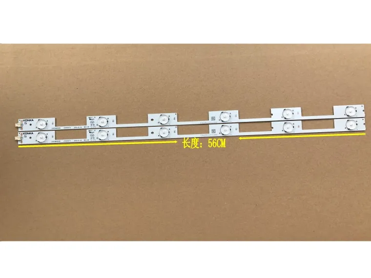 56 см светодио дный подсветка 6 ламп для Конка 55 дюймов ТВ светодио дный 55R6200U светодио дный 55K35A светодио дный 55M2600B 35020474 72000876YT VO 2 шт