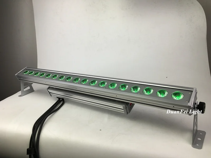 10 огней водонепроницаемый настенный светильник led 18x15 Вт rgbwa наружная гирлянда на занавеску Шайба Настенный эффект для сцены