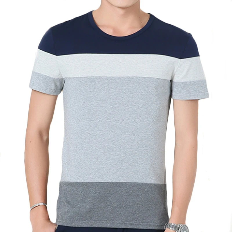 Fashion Men's T Shirts Summer Mens Short Sleeve T Shirt Casual Men