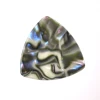 Lots of 100 pcs Rounded Triangle Big Size Medium 0.71mm Celluloid Guitar Picks Abalone Sea Shell ► Photo 1/6