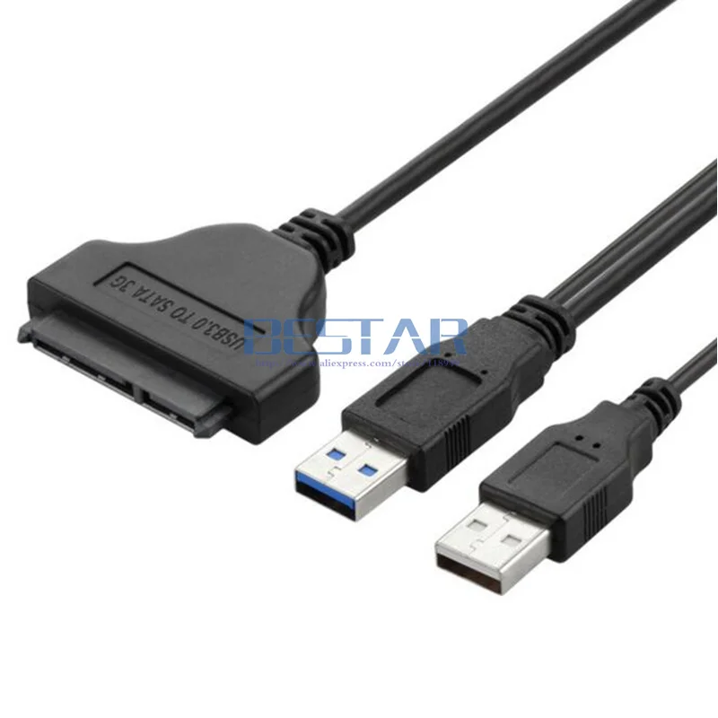 

Переходник для жесткого диска с USB 3,0 на SATA 2,5 дюйма, 15 см, 50 см