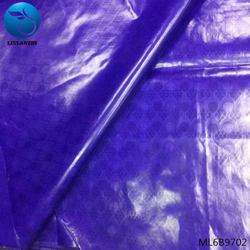 LIULANZHI морская парча ткань Небесно-Голубой Базен riche getzner африканская ткань высокого качества 10 ярдов/Лот Мода ML6B97
