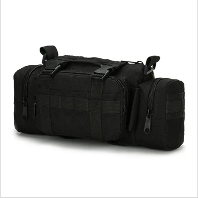 Военный тактический рюкзак для наружного использования поясная сумка Mochilas Molle походная сумка 3P нагрудная сумка - Цвет: black