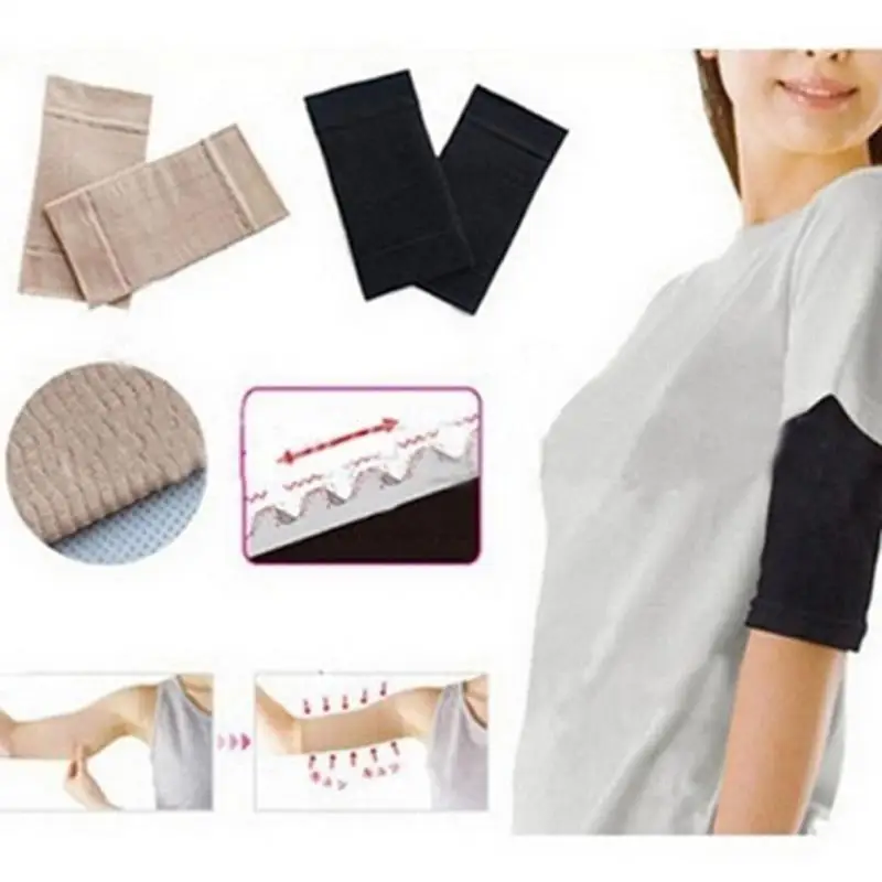 1 Pair Thin Arm Wrist Shaper Shapewear Strap Belt Slimmer Muscle Slim Arm Calorie Off Burning Fat Cellulite Buster Burner Z4 1