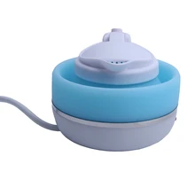 0.75л Электрический чайник Силиконовый складной 680 Вт портативный туристический водный котел Регулируемое напряжение бытовые электрические приборы